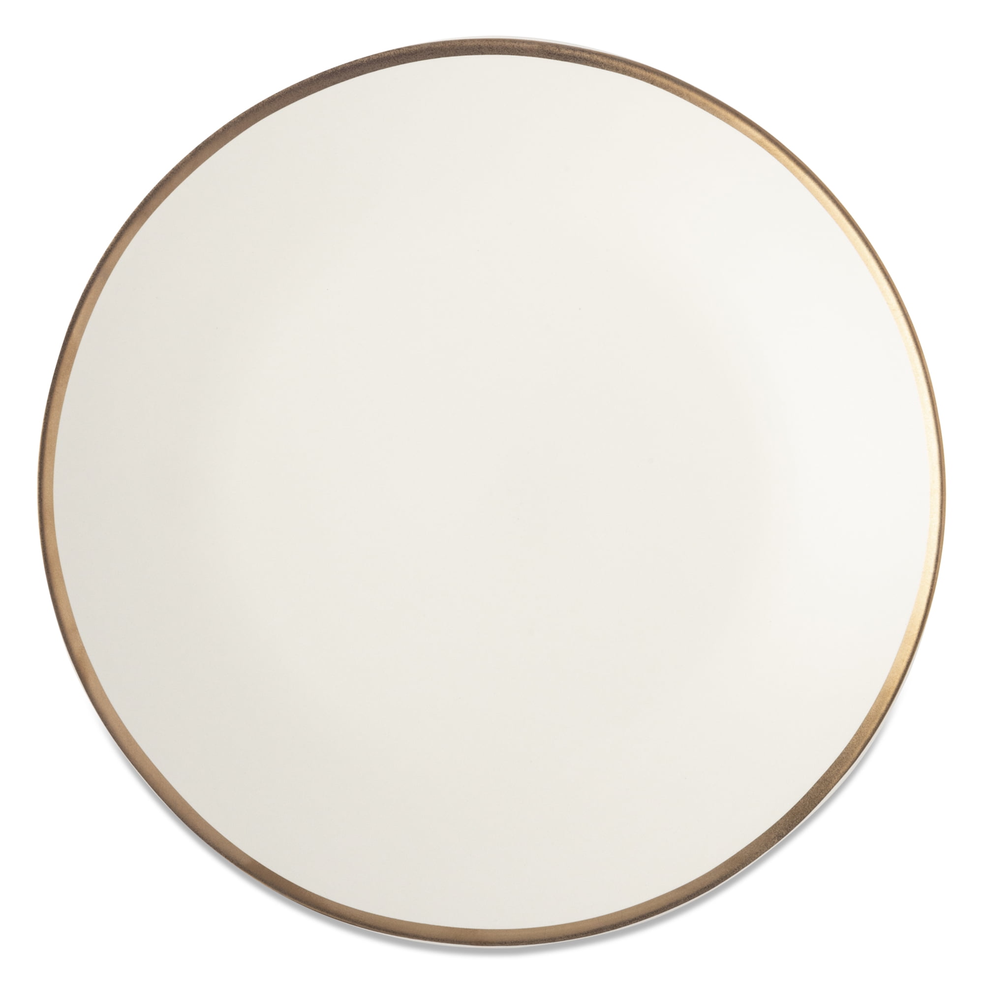 12-Piece Stoneware White Dinnerware Set, Everest Collection - Image 14